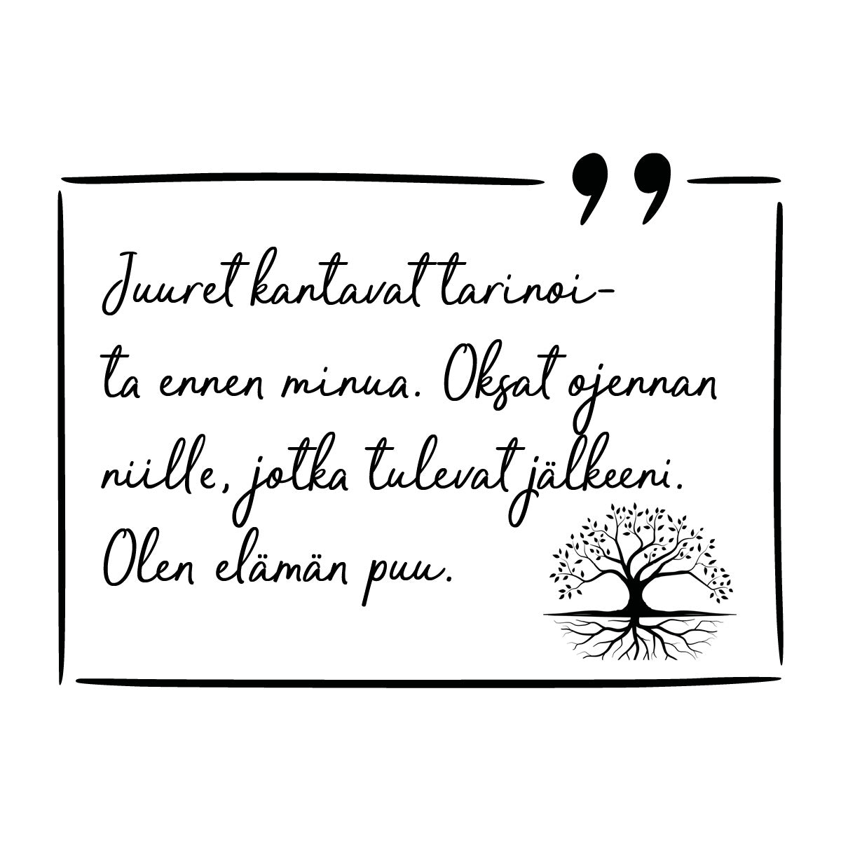 Kultainen elämänpuu riipus