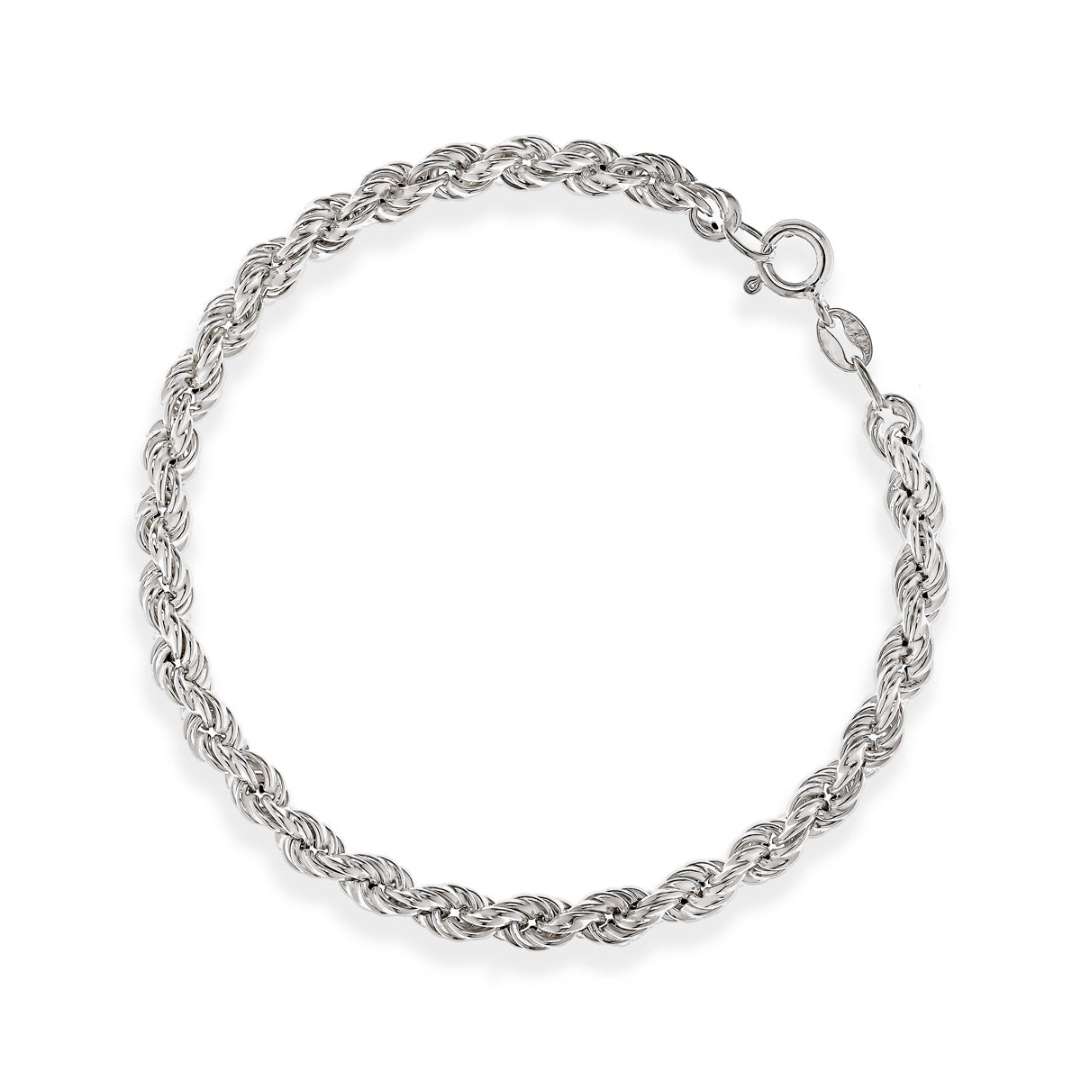 Hopeinen Cordell ranneketju 4,2 mm