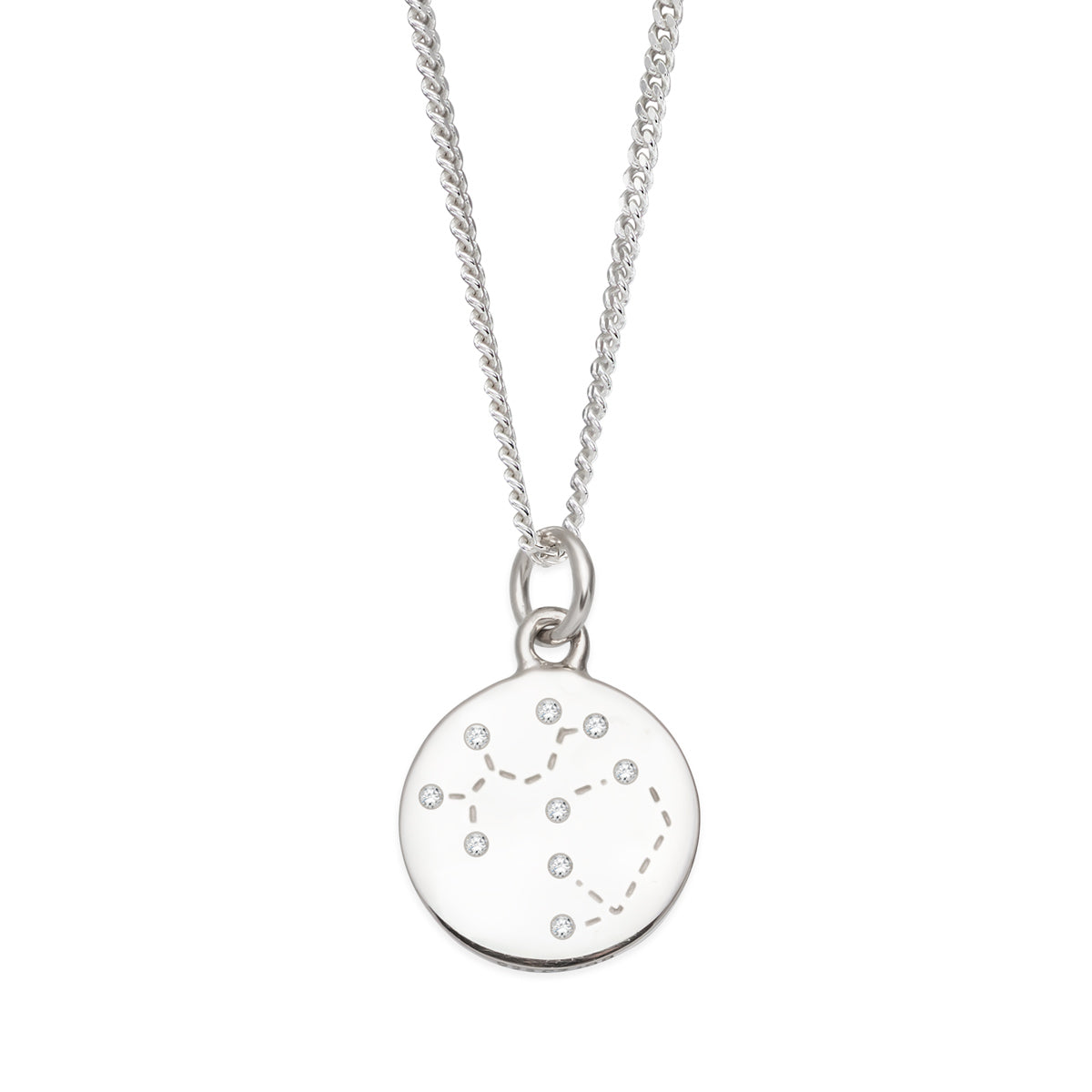 Hopeinen Jousimies tähtikuvio horoskooppi kaulakoru | Taika-korut