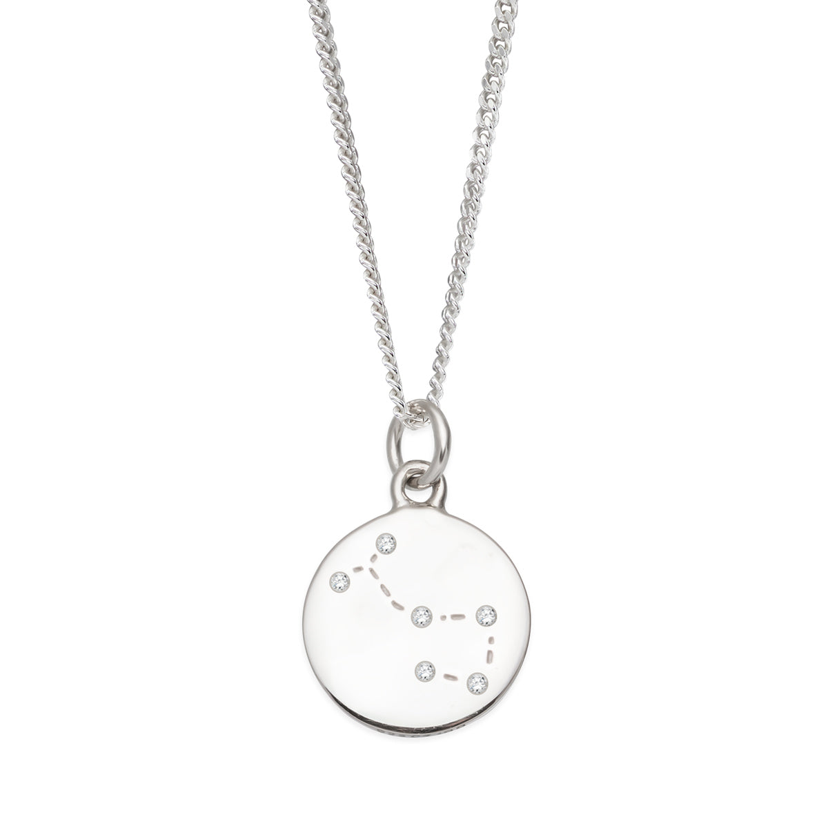 Hopeinen Skorpioni tähtikuvio horoskooppi kaulakoru | Taika-korut