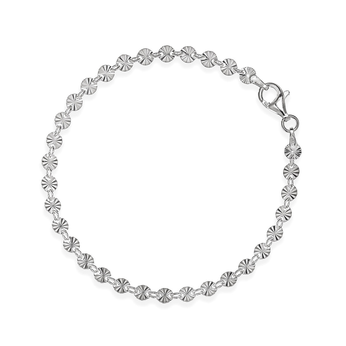 Hopeinen Tähti rannekoru