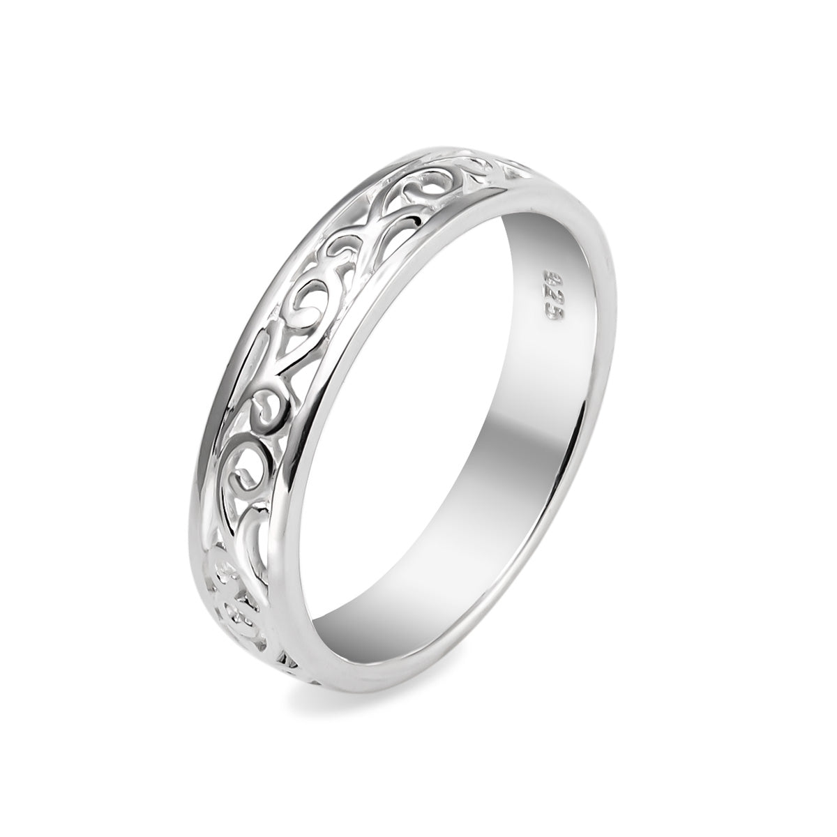 Hopeinen filigraani sormus | Taika-korut