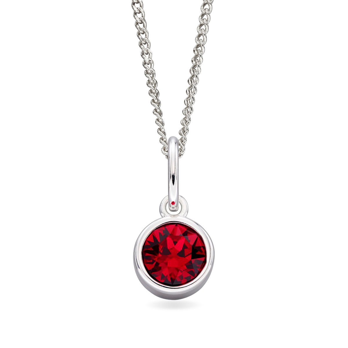 Hopeinen syntymäkivi riipus heinäkuu | Taika-korut