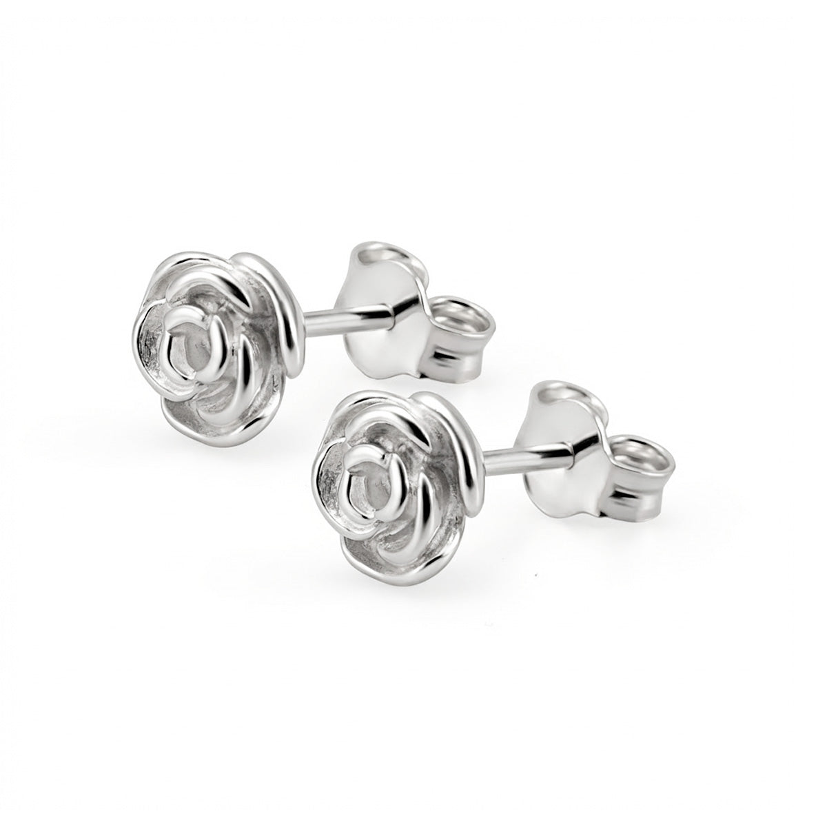 Hopeiset Pioni korvakorut | Taika-korut