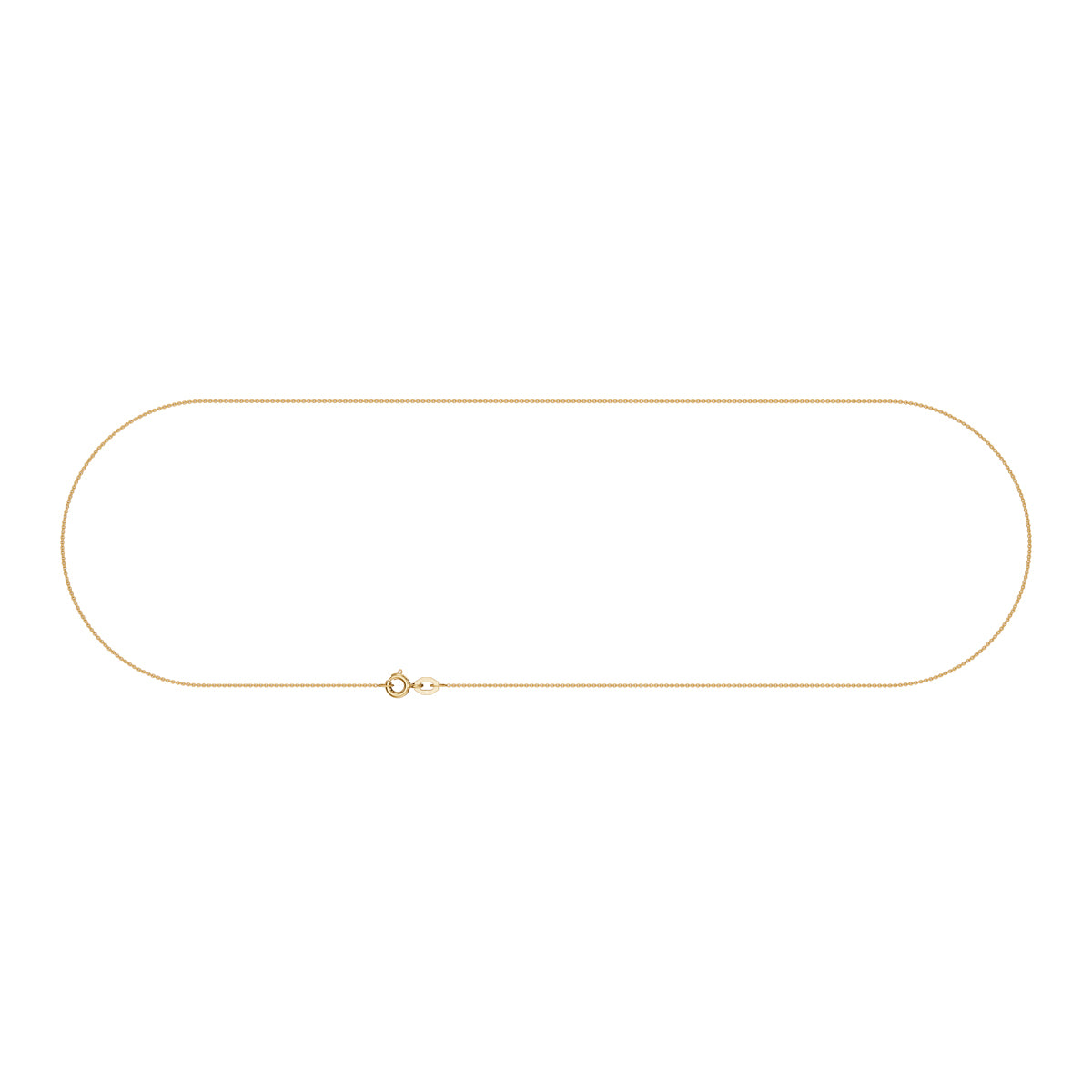 Kultainen ankkuri kaulaketju 0,8 mm