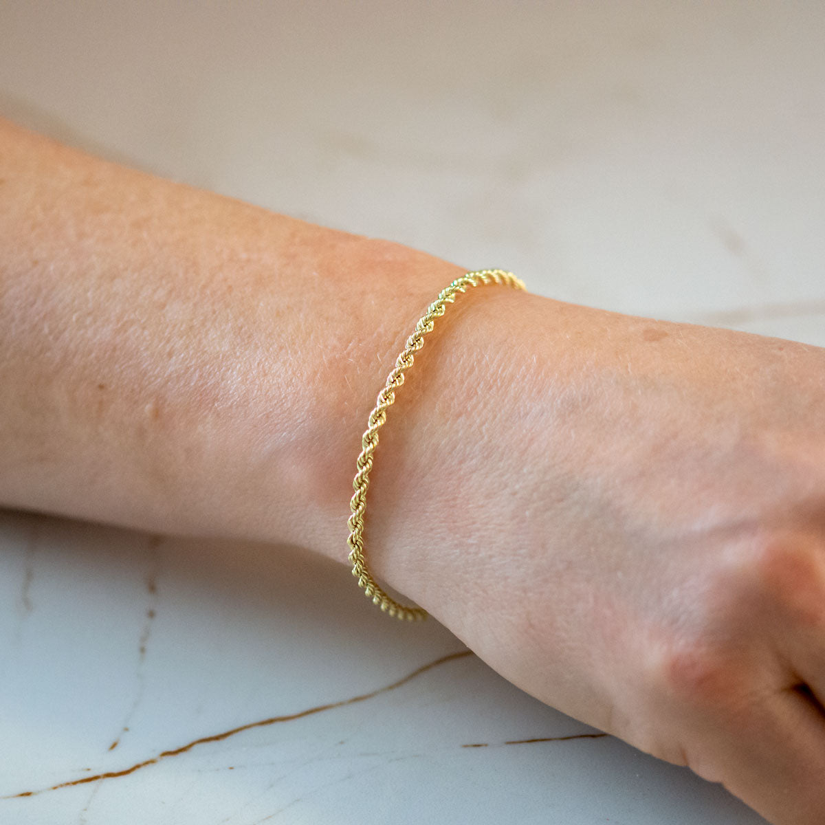 Kultainen Cordell ranneketju 2,7 mm