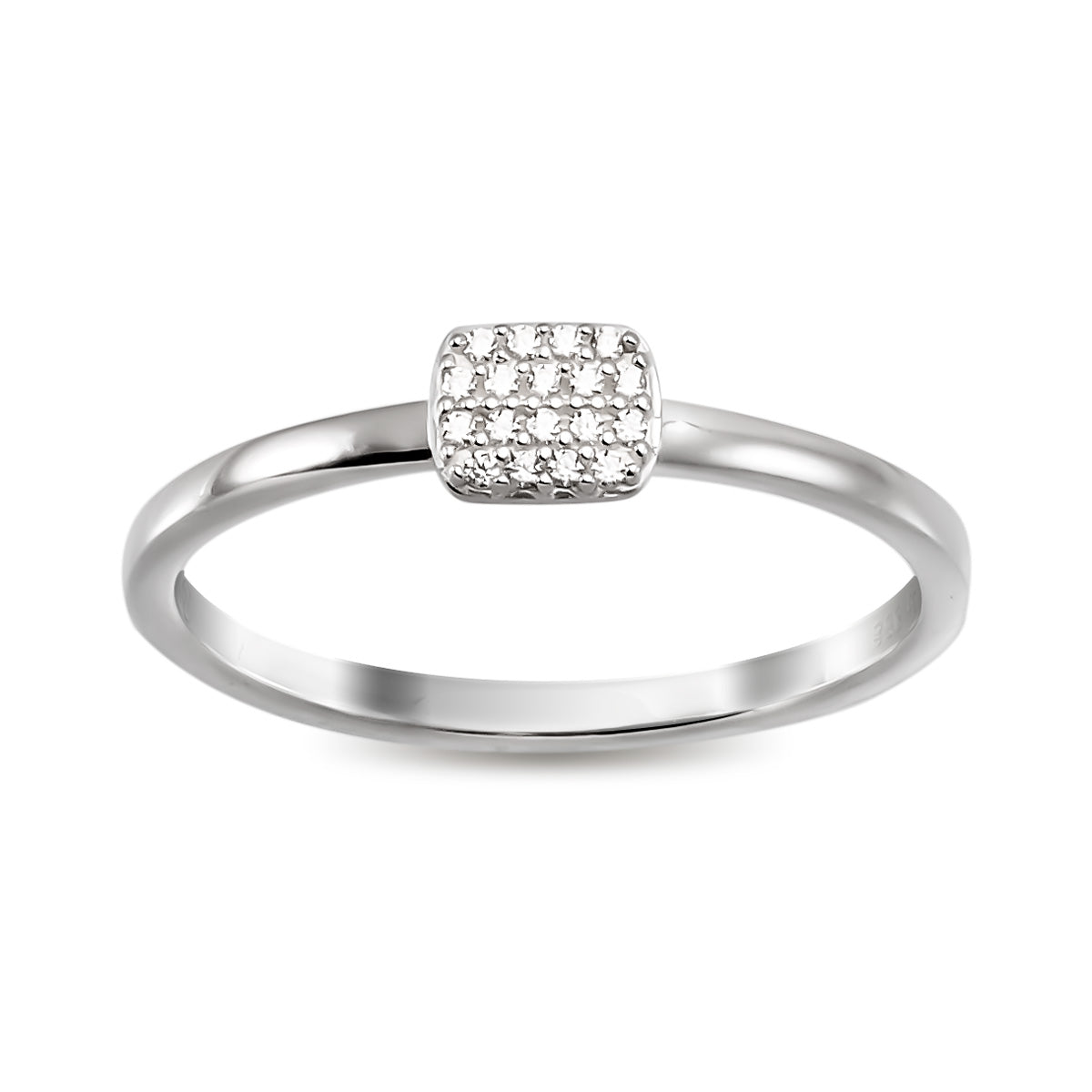 Pure Sparkle Ring | 960 Silver