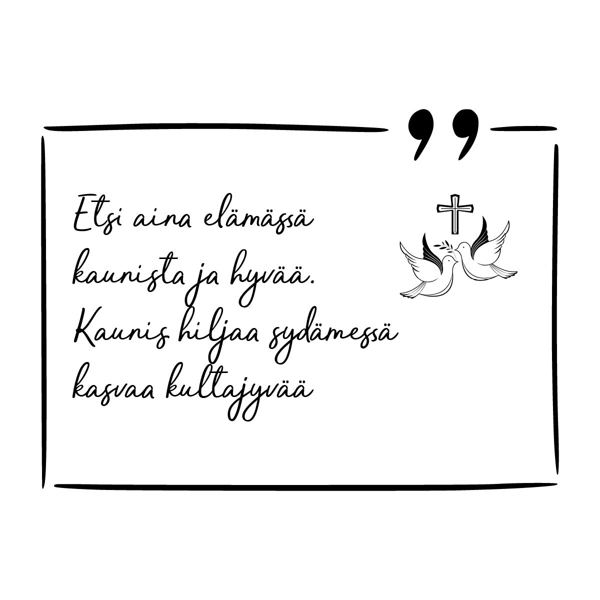 Kultainen rippiristi kaulakoru