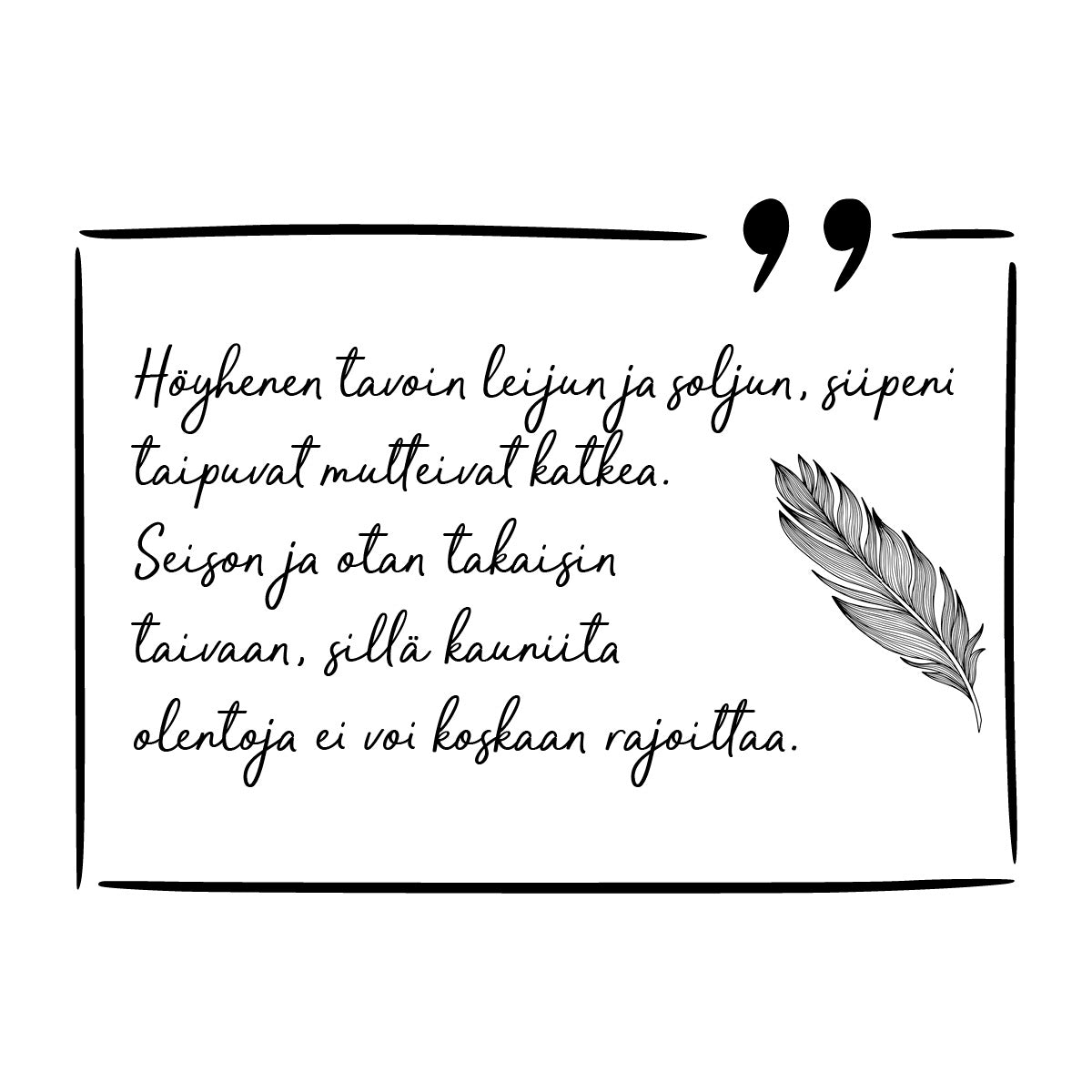 Lennä Vapaaksi kultakaulakoru