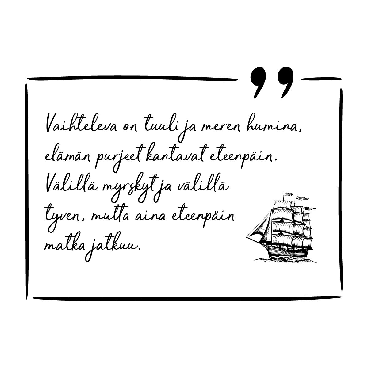 Kultainen Elämän Purje riipus