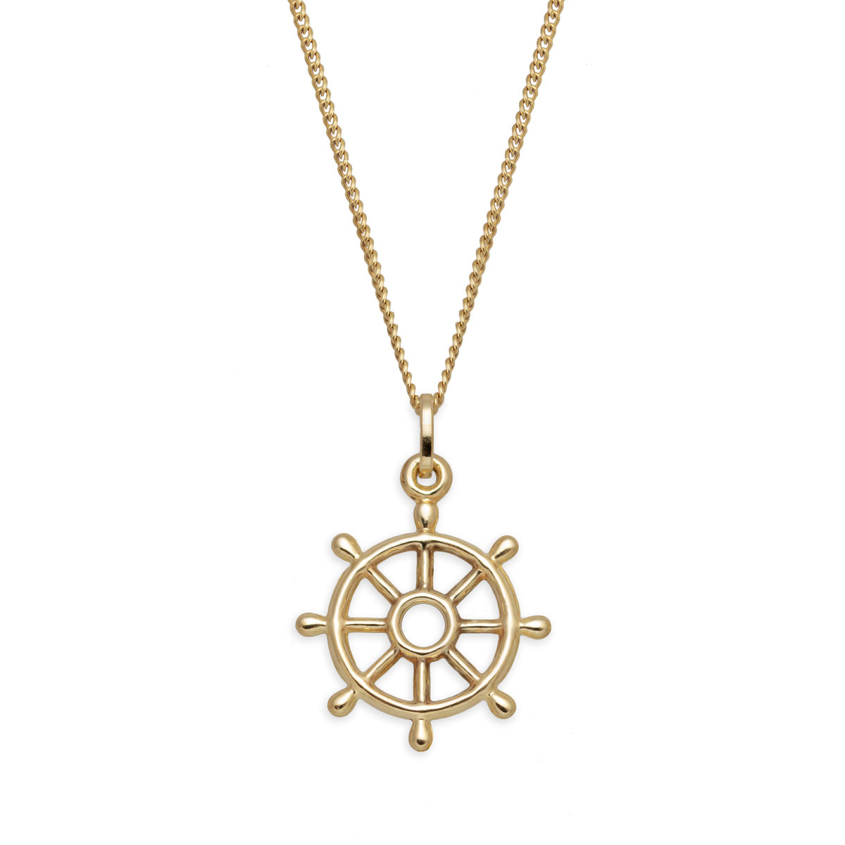 Kultainen Ruori kaulakoru | Taika-korut