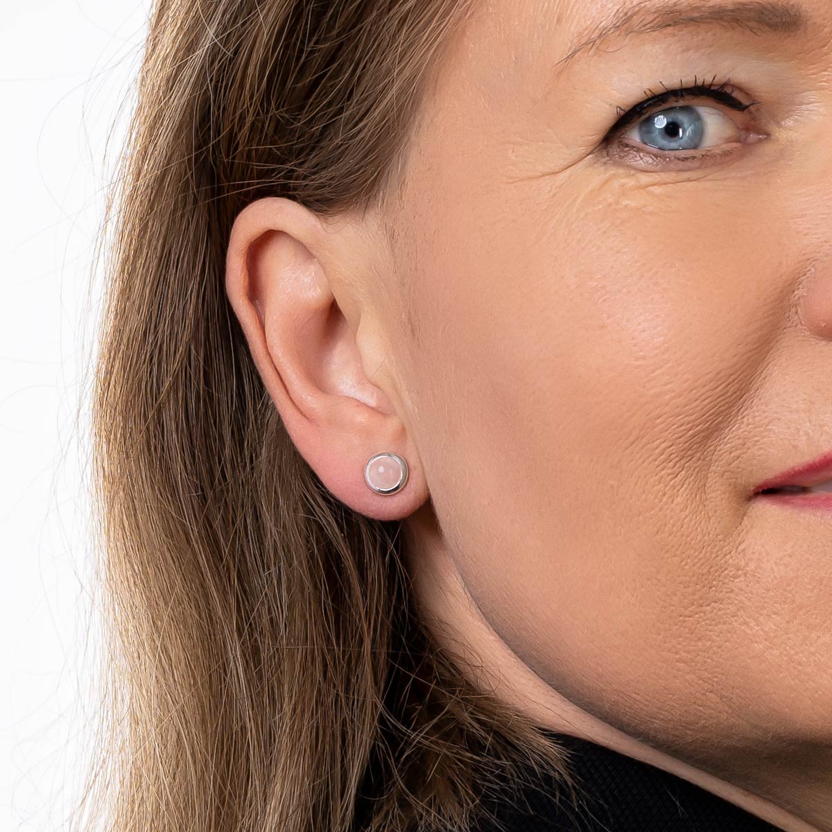 Malli ja ruusukvartsi korvakorut | Taika-korut