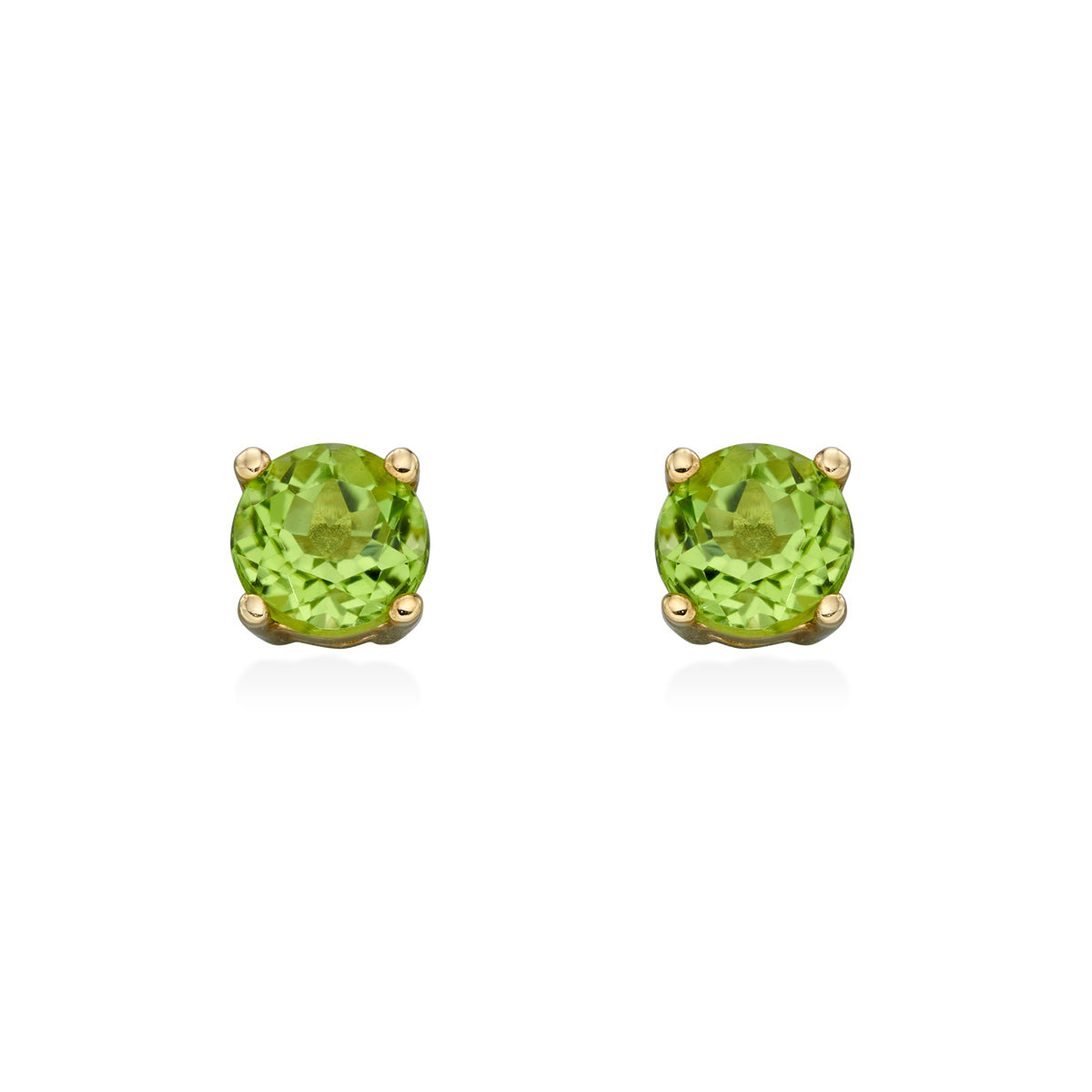 Pienet kultaiset peridootti korvakorut | Taika-korut