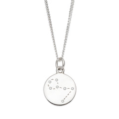 Hopeinen Kalat tähtikuvio horoskooppi kaulakoru | Taika-korut