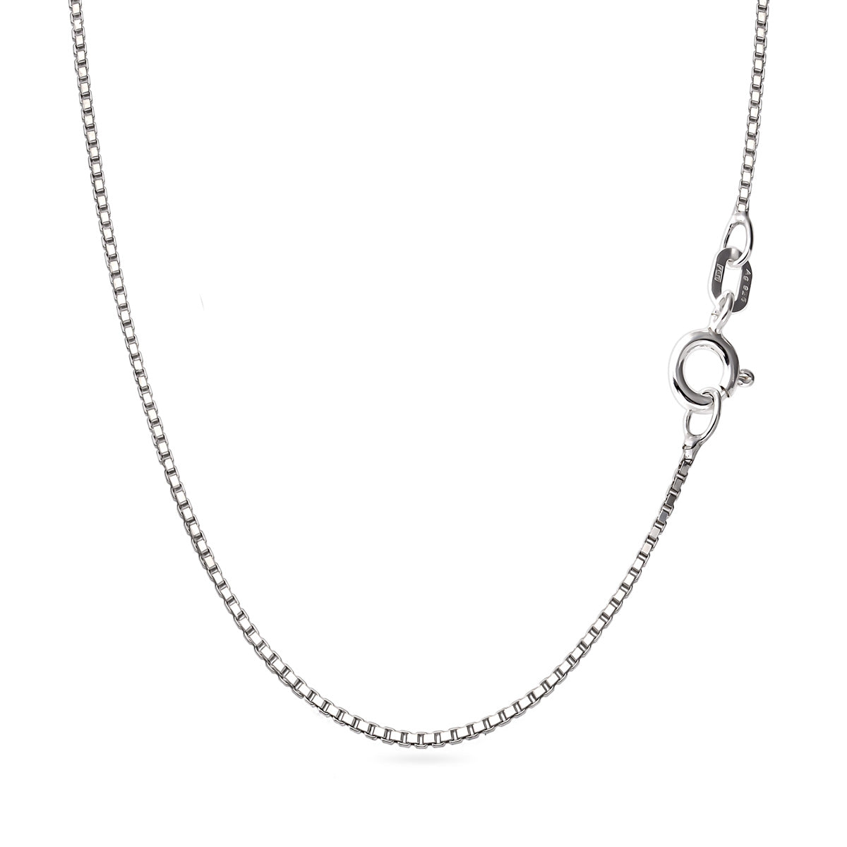 Hopeinen venetsiaketju 1 mm | Taika-korut