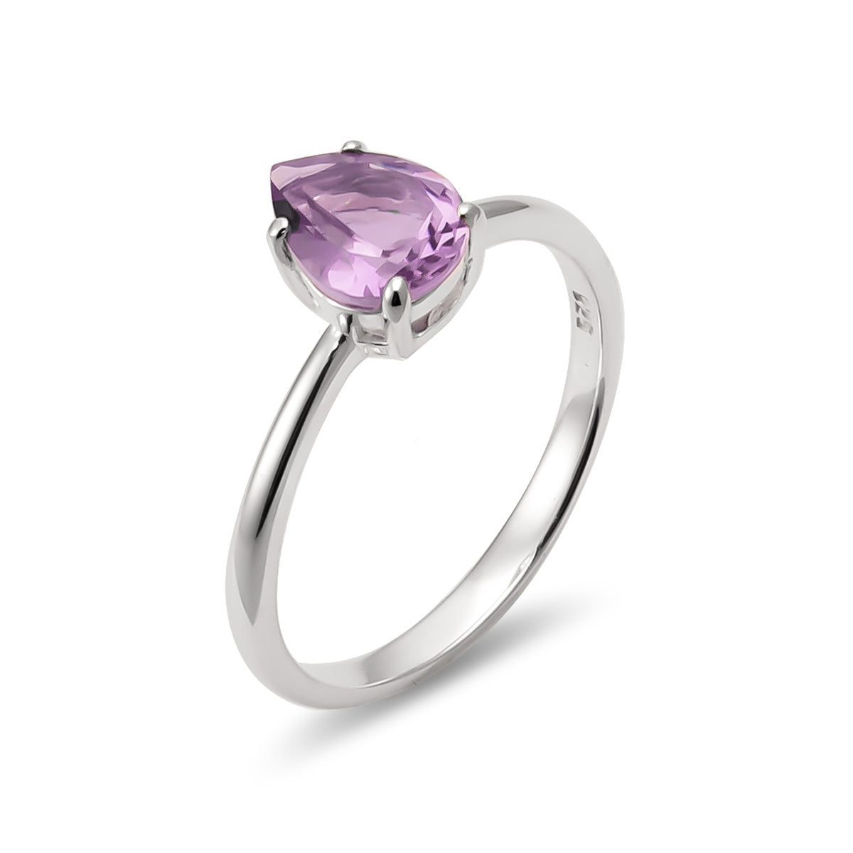 Hopeasormus pisaranmallisella ametistilla