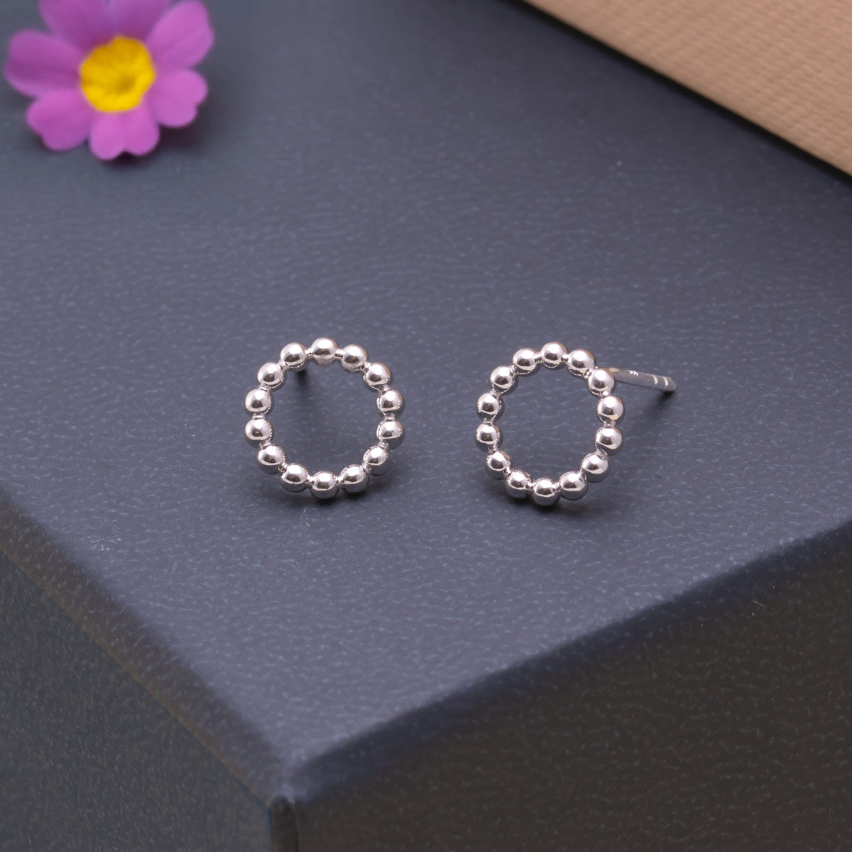 Silver Bubble Earrings