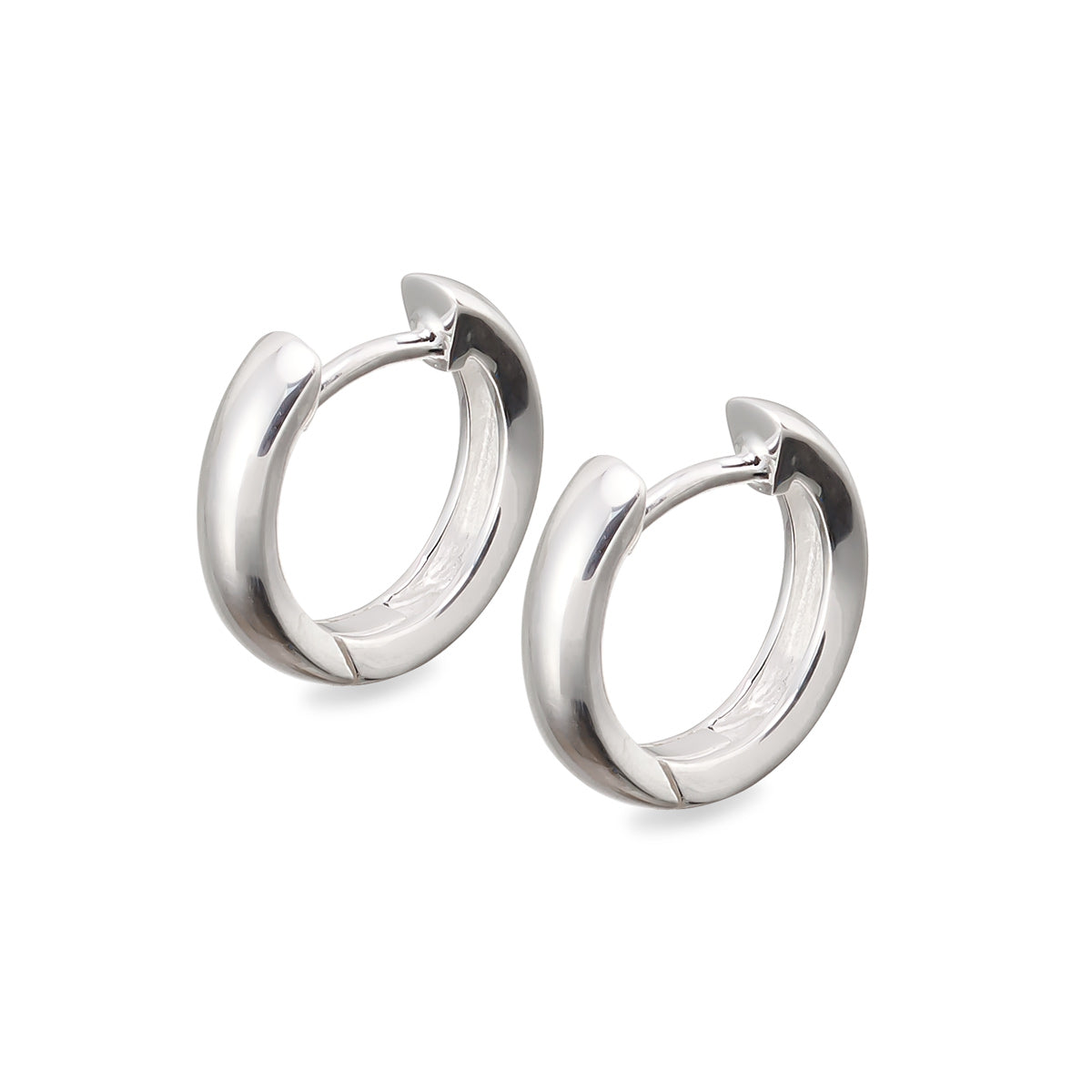 Hopeiset korvarenkaat 3,5 * 15 mm | Taika-korut