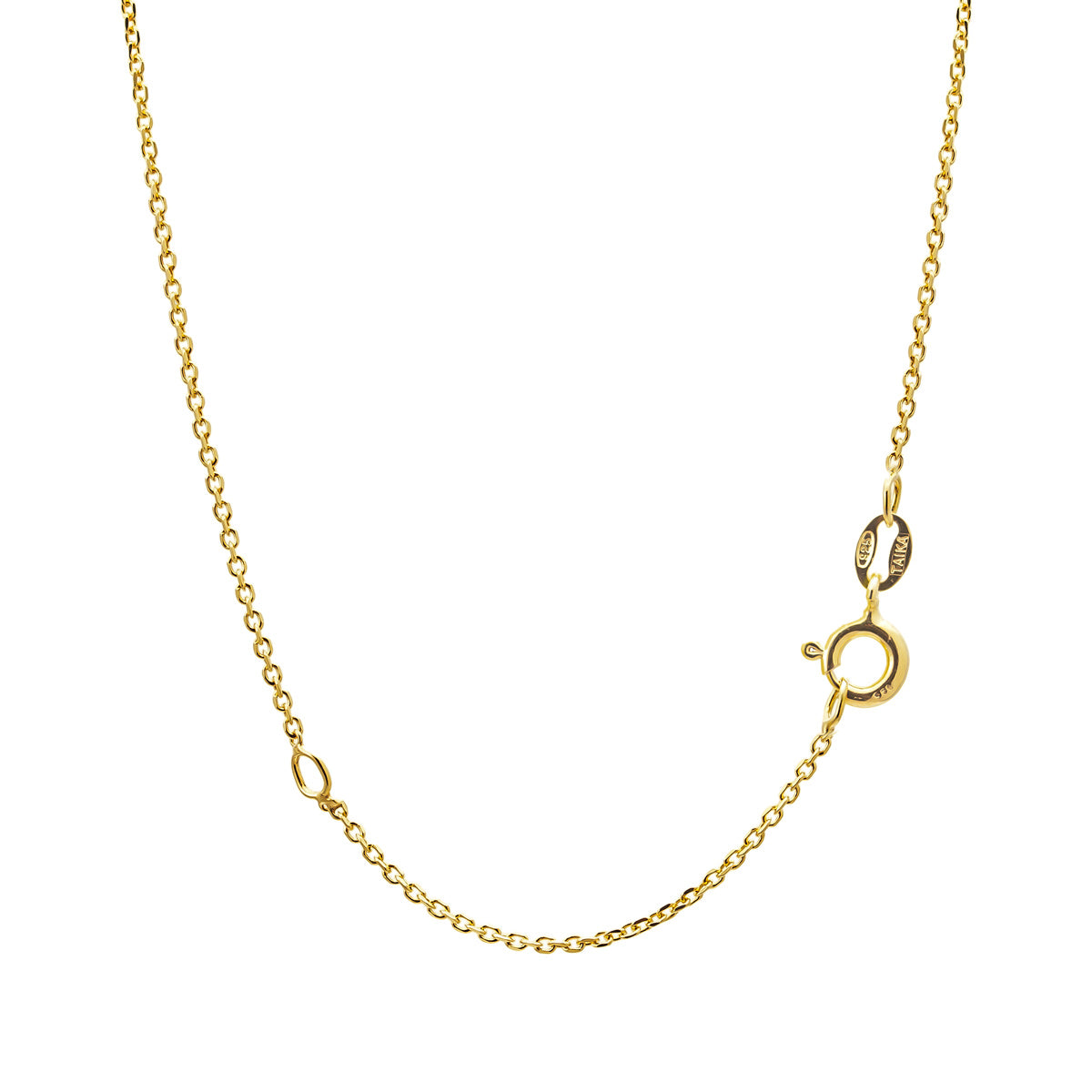 Kullattu hopeinen ankkuriketju | Taika-korut