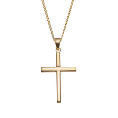 Kultainen risti riipus isompi | Taika-korut