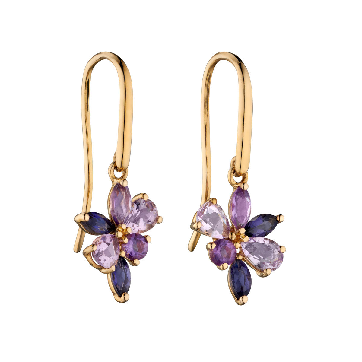 Kultaiset Serenity Cluster korvakorut | Taika-korut