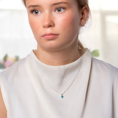 Malli-ja-joulukuun-syntymäkivi-kaulakoru | Taika-korut