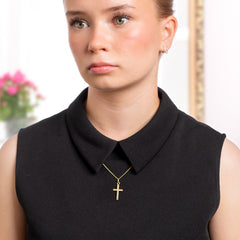 Kultainen rippiristi Säteitä | Taika-korut