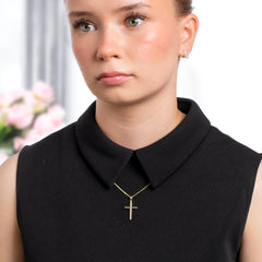 Malli ja kultainen risti riipus | Taika-korut