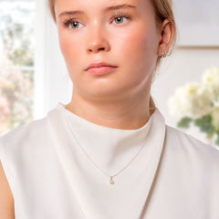 Malli ja lokakuun syntymäkivi kaulakoru | Taika-korut