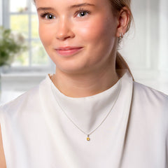 Marraskuun syntymäkivi sitriini mallin päällä | Taika-korut