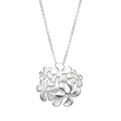 Niittykukkia hopeakaulakoru | Taika-korut