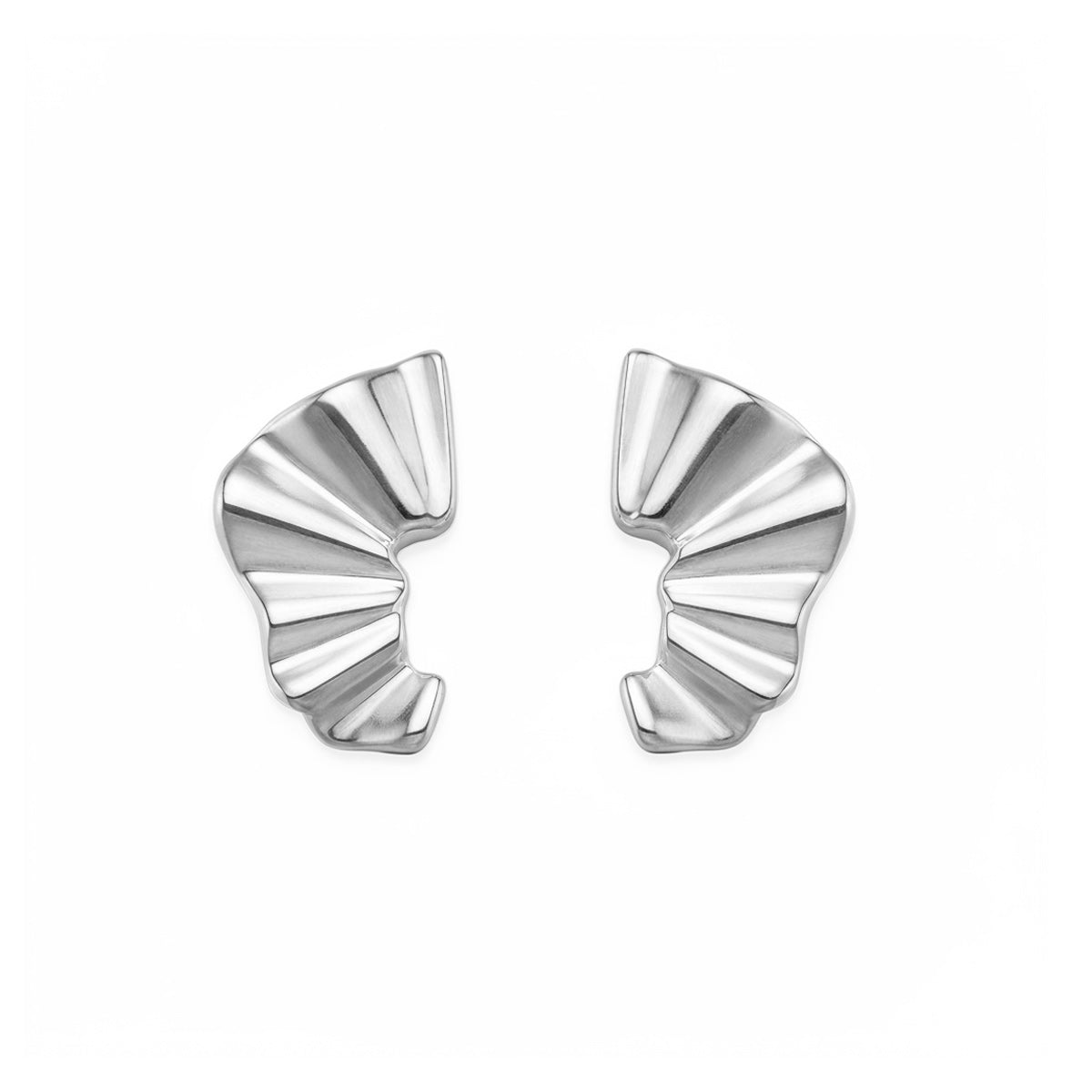 Samettiset aallot hopeakorvakorut | Taika-korut