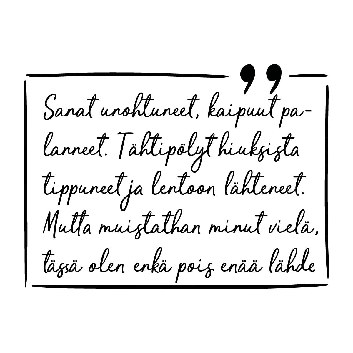 Tähtipöly hopeakaulakoru