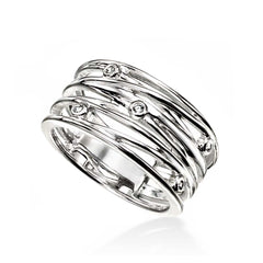 Hopeasormus leveä ja ilmava | Taika-korut