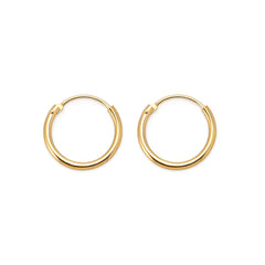 Kultaiset korvarenkaat 1,5 * 13 mm