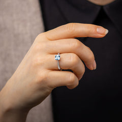 Malli ja sininen topaasi sormus | Taika-korut