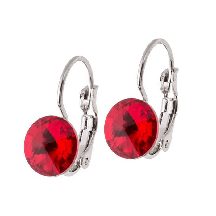 Swarovski korvakorut punainen