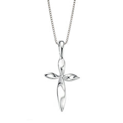 Hopeinen Risti kaulakoru | Taika-korut