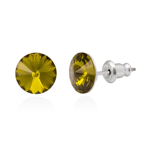 Swarovski korvakorut oliivinvihreä