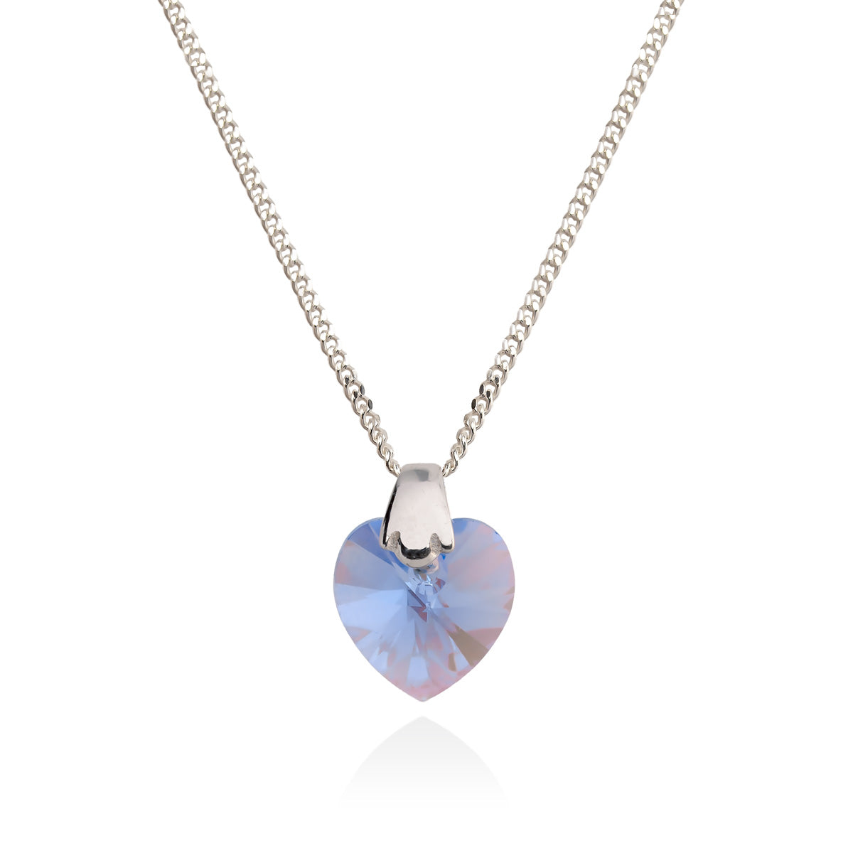 Swarovski sydänkaulakoru pieni sininen